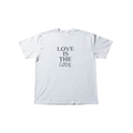 White "Love Is The Code" Tee